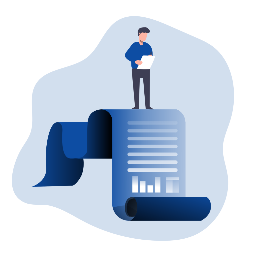 レポート分析イメージ画像